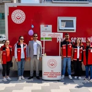 Kaman’ da Mobil Sosyal Hizmet Aracı Tanıtım ve Bilgilendirme Çalışmamız Gerçekleştirildi - fotoğraf 1