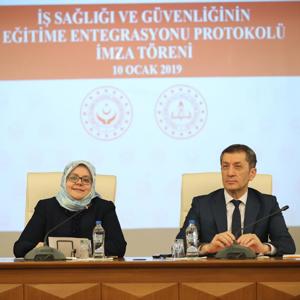 Bakanlığımız ile Milli Eğitim Bakanlığı Arasında İş Sağlığı ve Güvenliği İşbirliği Protokolü İmzalandı  - fotoğraf 2
