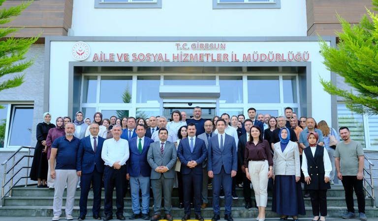 GİRESUN’DA İL ZİYARETİ VE PERSONEL BULUŞMASI GERÇEKLEŞTİRİLDİ