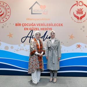 Emine Erdoğan Hanımefendi ve Bakanımız Göktaş "Gönül Elçileri Koruyucu Aile Vizyon Çalıştayı Kapanış Programı"na katıldı - fotoğraf 10