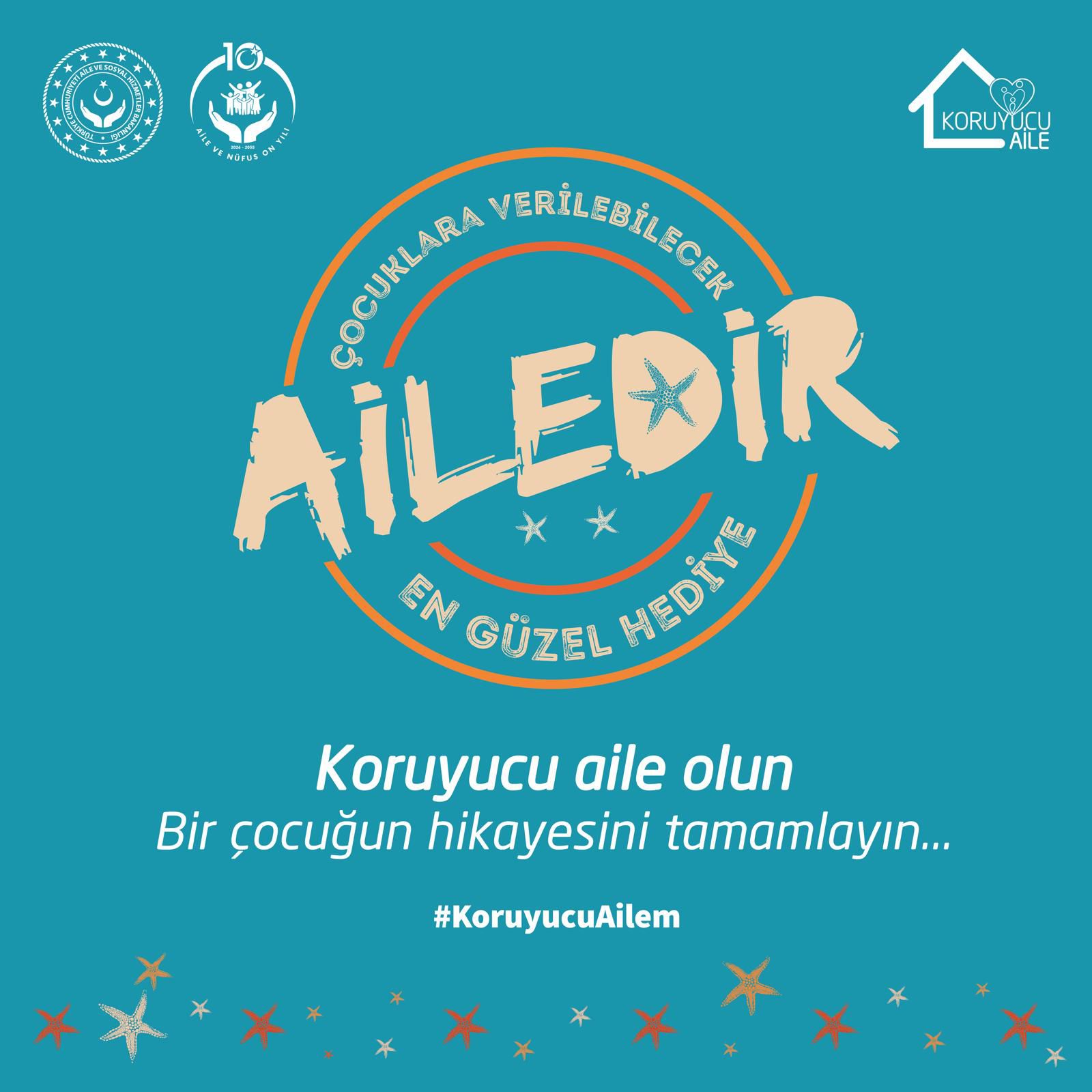 Her çocuk bir aile sıcaklığını hak eder.