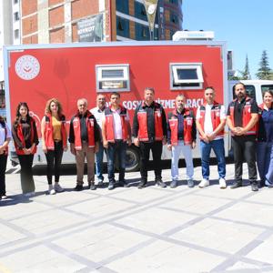 MOBİL SOSYAL HİZMET ARACI ELAZIĞ'DA HİZMETE BAŞLADI - fotoğraf 1