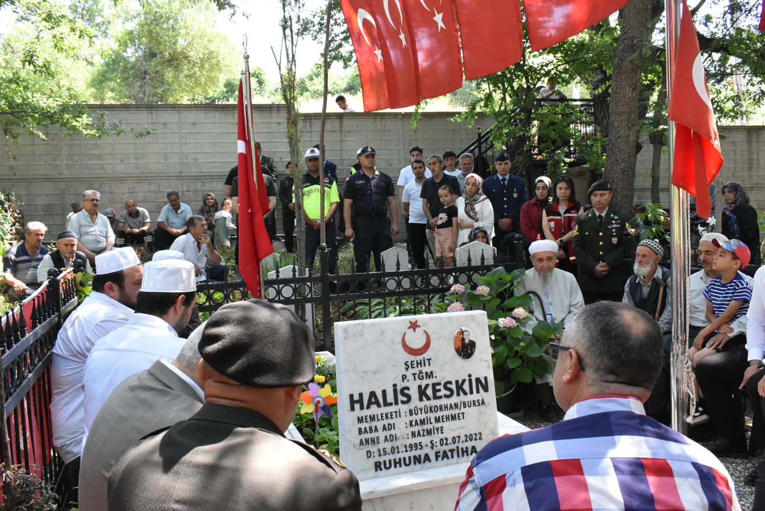 Aziz Şehidimiz Teğmen Halis Keskin, Şehadetinin 4. Sene-i Devriyesinde Rahmet ve Minnetle Anıldı