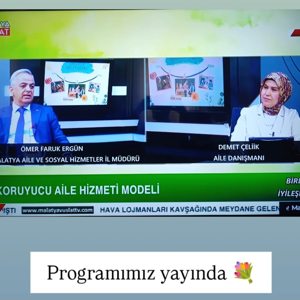 İl Müdürümüz Sayın Ömer Faruk ERGÜN, Malatya'mızın Yerel Televizyonu Malatya Vuslat TV' de  "Demet ÇELİK ile Birlikte İyileşiyoruz"  programına konuk olarak  Koruyucu Aile Hizmet Modeli ile ilgili açıklamalarda bulundu. - fotoğraf 2
