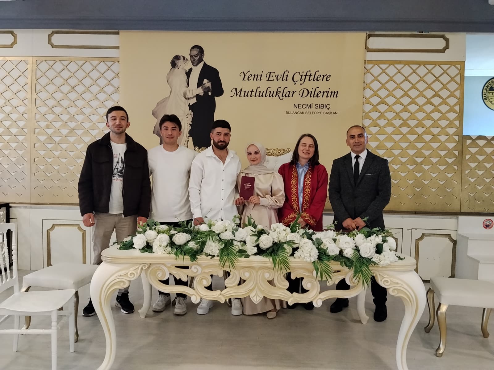 Evlenecek Gençlerin Desteklenmesi Projesi Kapsamında Nikah Törenine Katılım