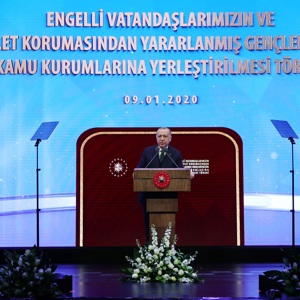 Cumhurbaşkanı Erdoğan ve Bakan Selçuk, Engelli Vatandaşlarımızın ve Devlet Korumasından Yararlanmış Gençlerimizin Kamu Kurumlarına Yerleştirilmesi Törenine Katıldı - fotoğraf 9