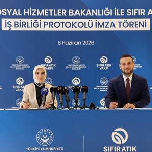 Aile ve Sosyal Hizmetler Bakanlığı ile Sıfır Atık Vakfından işbirliği protokolü - fotoğraf 1