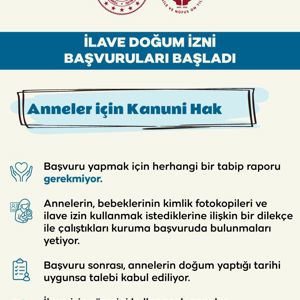 İlave 8 Haftalık Analık İzni  - fotoğraf 2