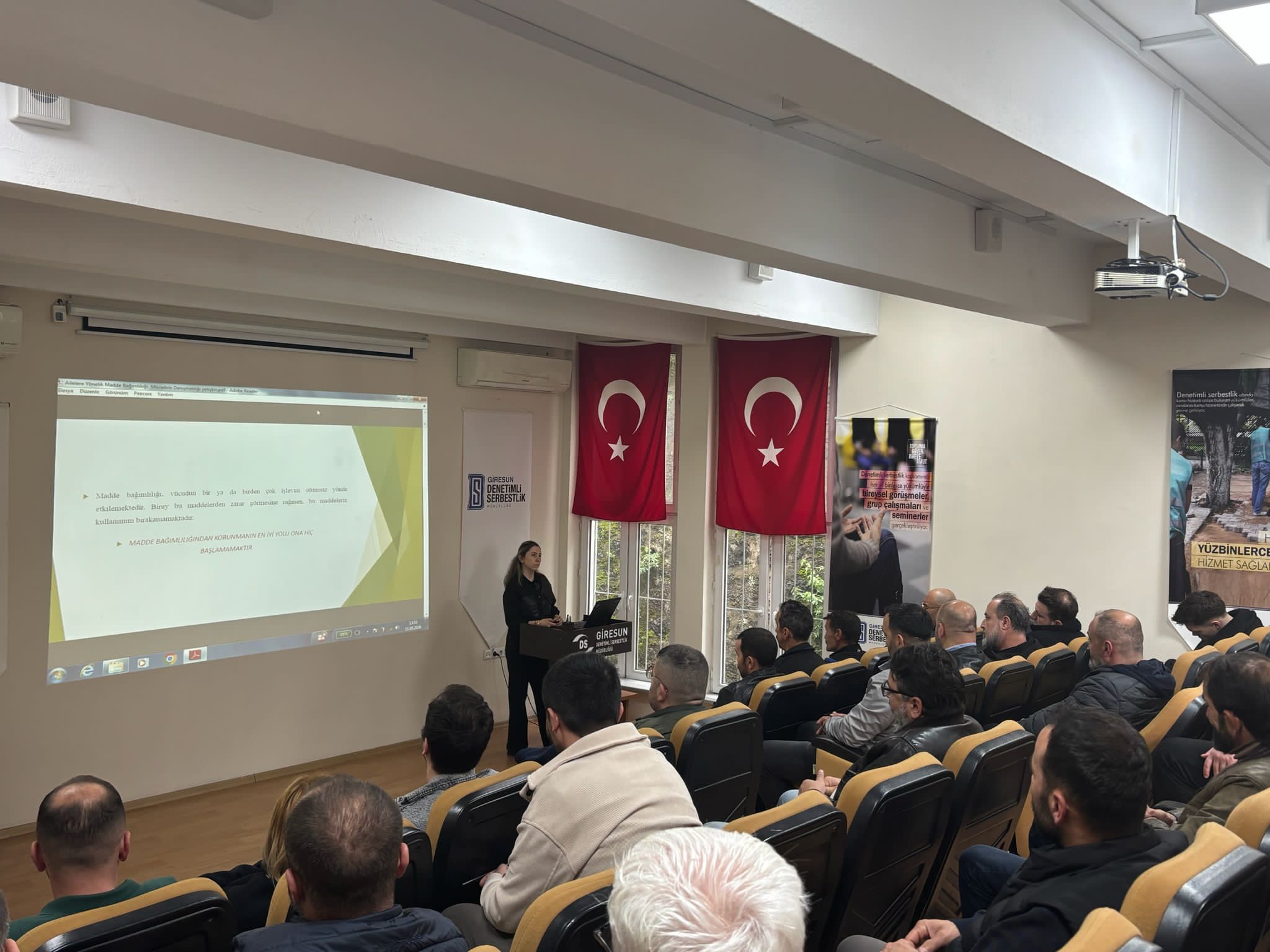 Denetimli Serbestlik Yükümlülerine “Madde Bağımlılığında Ailenin Rolü” Eğitimi Verildi