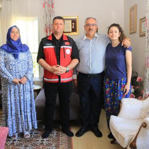 İL MÜDÜRÜMÜZ SERDAR DEMİRCİ 15 TEMMUZ GAZİMİZ ALİ USLU'YU ZİYARET ETTİ - fotoğraf 2