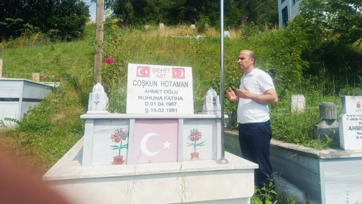 Aziz Şehitlerimiz Erol Kalkışım, Coşkun Hotoman, Feriştah Akdoğan Ve Selçuk Mumcu’nun Kabirleri Ziyaret Edildi.