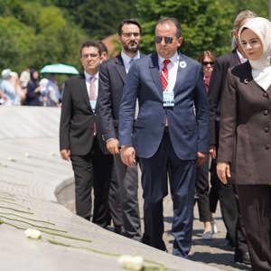 Bakanımız Göktaş, Srebrenitsa Soykırımı'nın 31. yılı törenlerinde Cumhurbaşkanı Erdoğan'ın mesajını okudu - fotoğraf 9