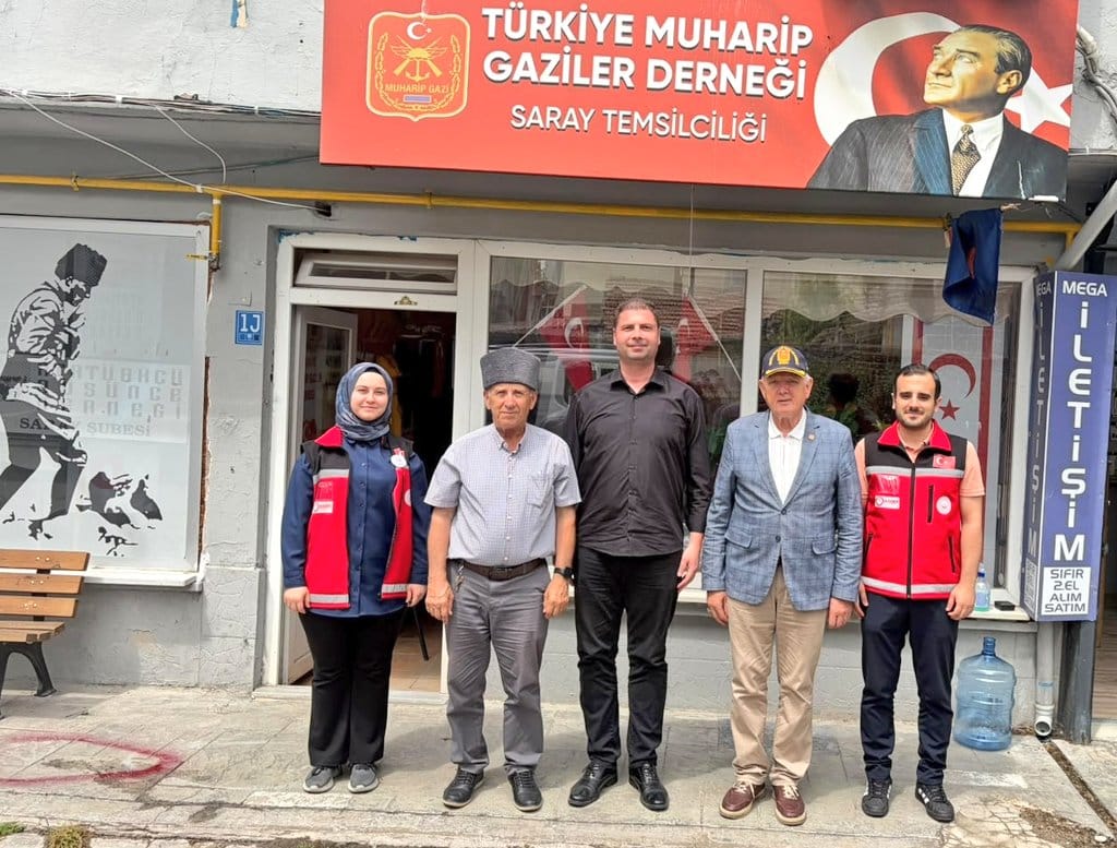 Kapaklı Sosyal Hizmet Merkezi Müdürlüğünden Gaziler Derneğine Ziyaret