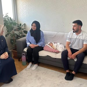 Milletvekilimiz Dr. Tuba Köksal’dan Genç Ailelere Ziyaret - fotoğraf 2
