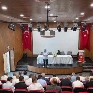 Asarcık’ta Muhtarlara Sosyal Hizmet ve Kadına Yönelik Şiddetle Mücadele Eğitimi Verildi - fotoğraf 1