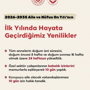 Aile ve Nüfus On Yılı'nın İlk İcraatlarını Hayata Geçirdik. - fotoğraf 2