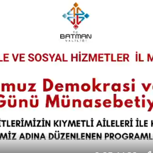 15 Temmuz Demokrasi ve Millî Birlik Günü’nün 10. Yılında Şehit Ailelerimiz ve Gazilerimiz Onuruna Düzenlenen Programlar - fotoğraf 1