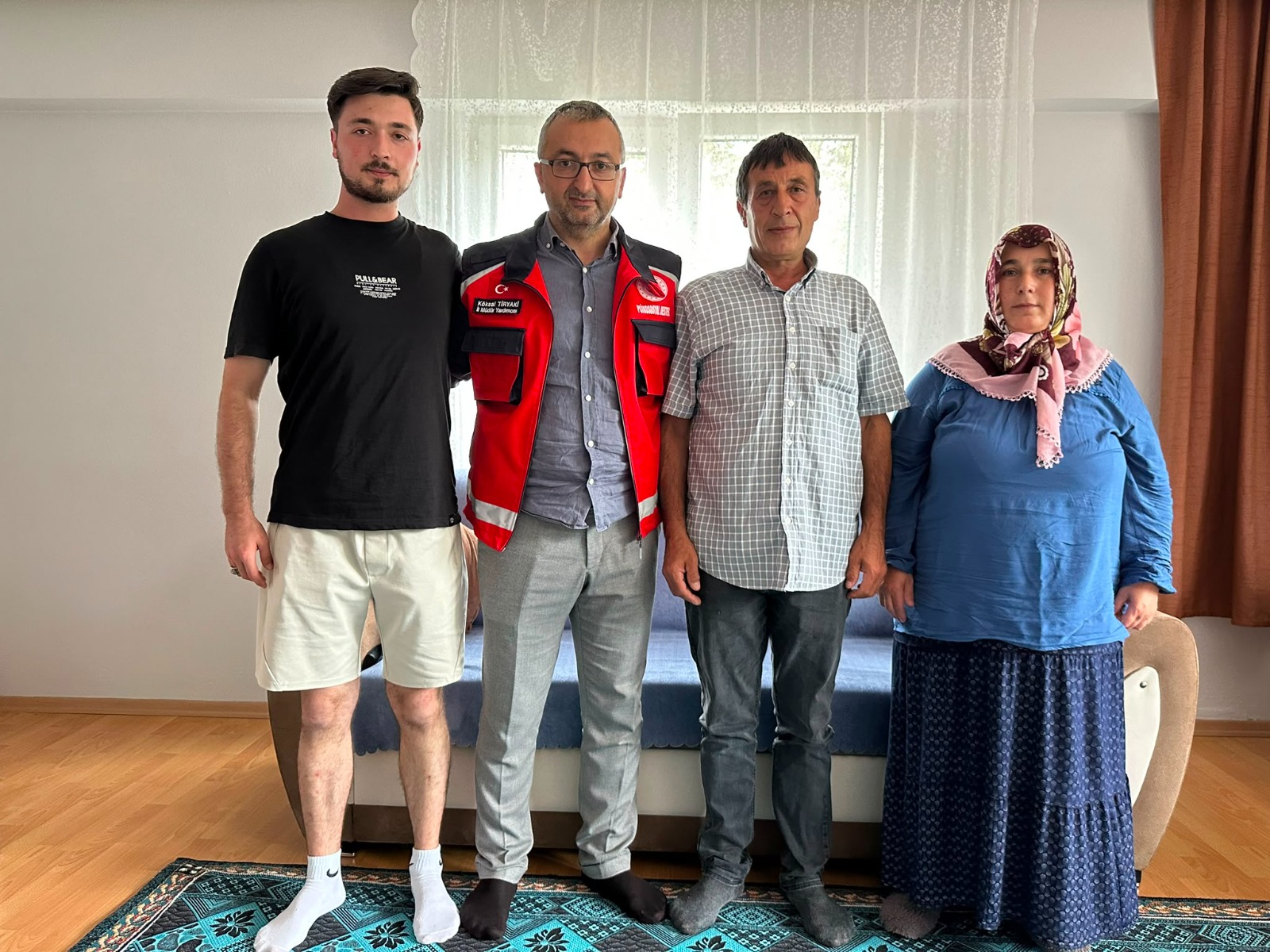  İl Müdür Yardımcımız Sayın Köksal TİRYAKİ, 15 Temmuz Gazimiz Turan TORLAK’ı Ziyaret Etti