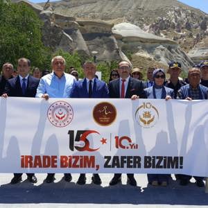 15 Temmuz Demokrasi ve Millî Birlik Günü'nün 10. yılı dolayısıyla Paşabağları Ören Yeri'nde "İrade Bizim, Zafer Bizim" temalı sergi düzenlendi. - fotoğraf 2