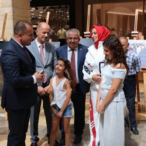 “İrade Bizim, Zafer Bizim” Temalı Resim Sergimizi Ziyaretçilerimizle Buluşturduk - fotoğraf 14