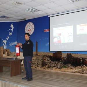 Harran SHM Personeline Yangın Eğitimi ve Tatbikatı - fotoğraf 2