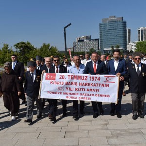 Kıbrıs Barış Harekâtı'nın 52. Yıl Dönümü Bursa'da Törenle Anıldı - fotoğraf 6