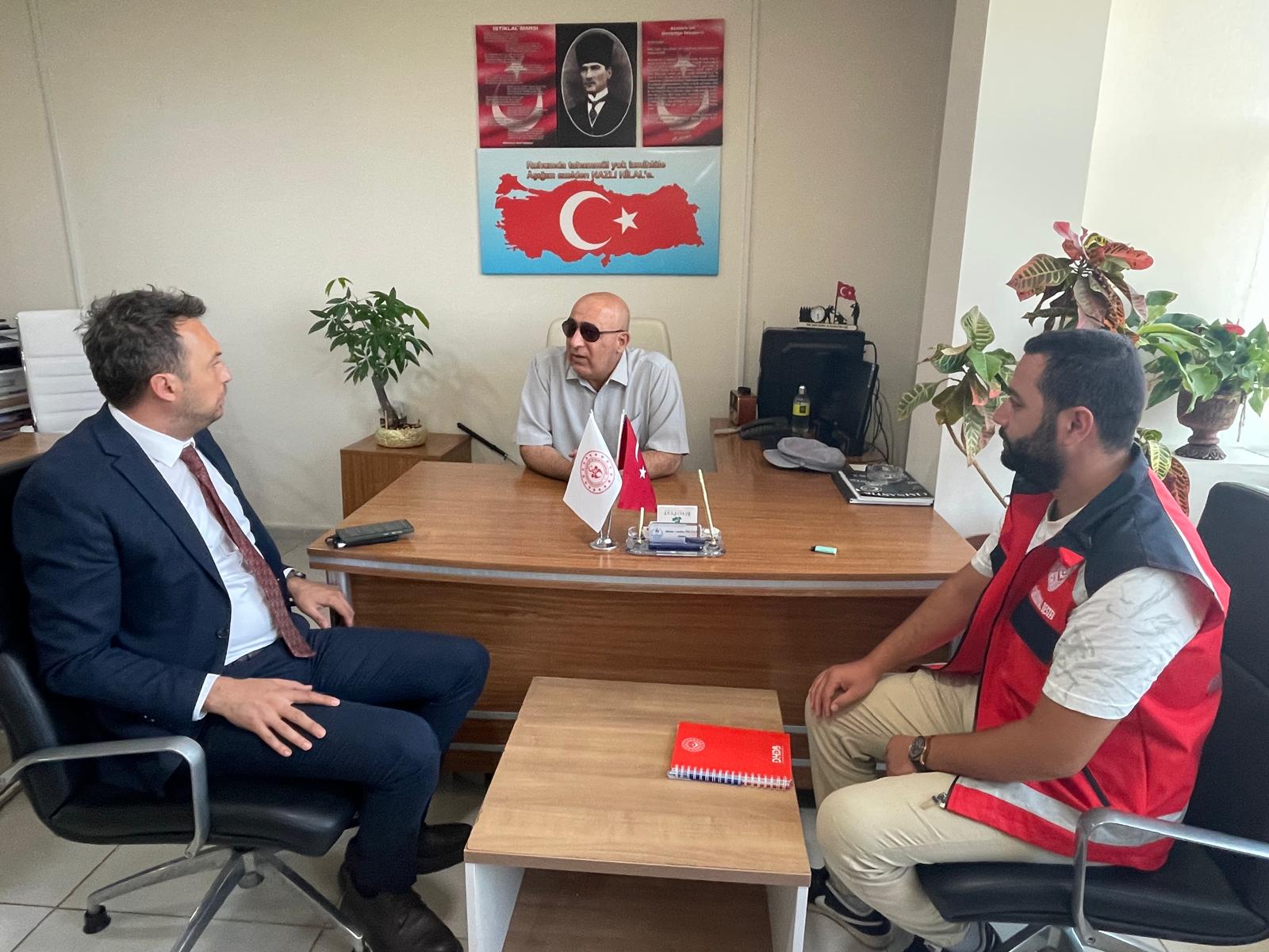 İl Müdürümüz Sayın Çetin Tutaş’tan Kilis Şehit Aileleri ve Gazileri Yardımlaşma ve Dayanışma Derneği’ne Ziyaret