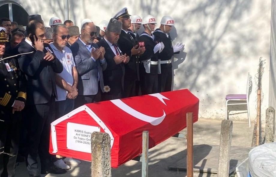 Kıbrıs Gazimiz Arif Güney Son Yolculuğuna Uğurlandı