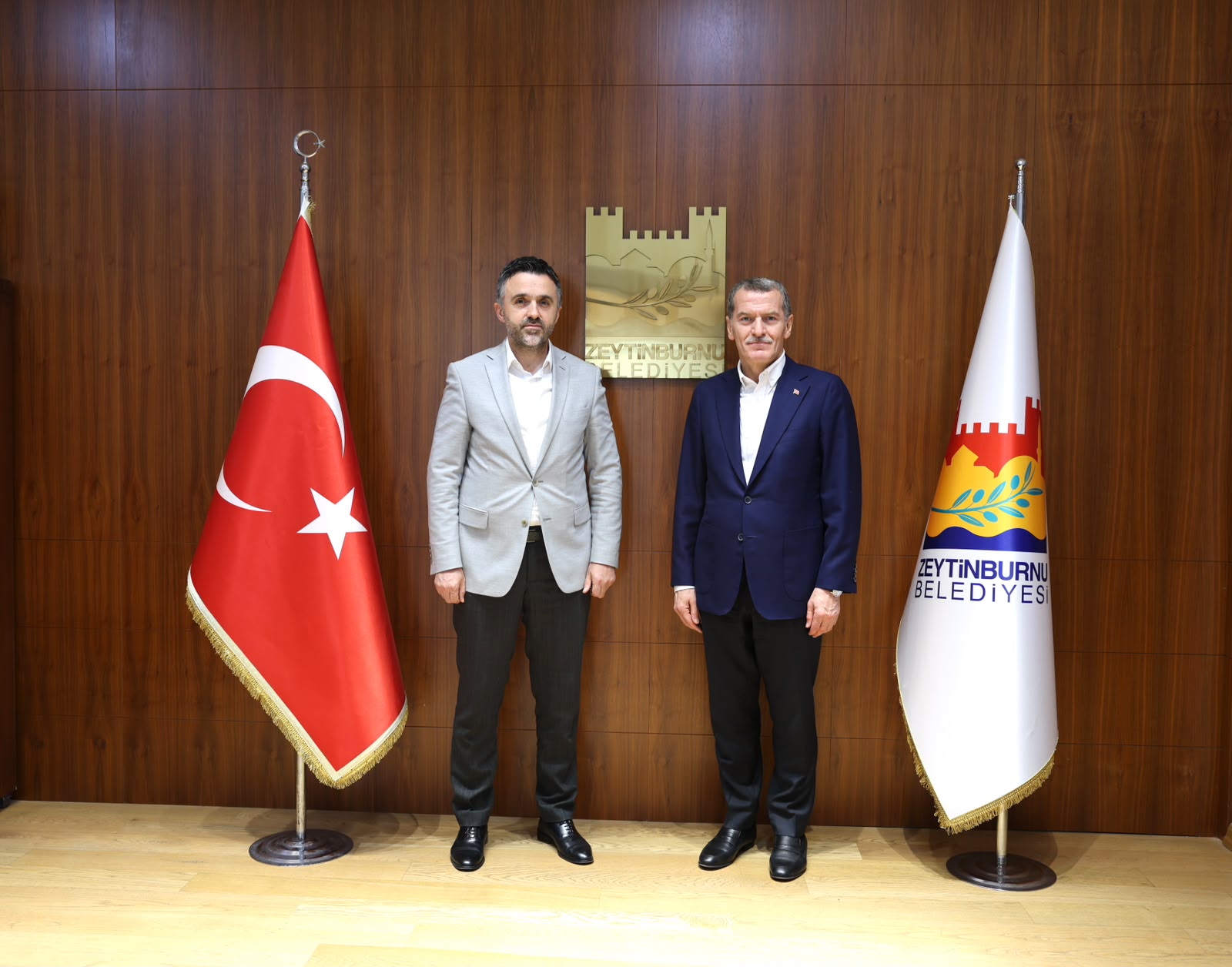 İl Müdürümüz Sn. Ömer Turan, Zeytinburnu Belediye Başkanı Sn. Ömer Arısoy’u Makamında Ziyaret Etti