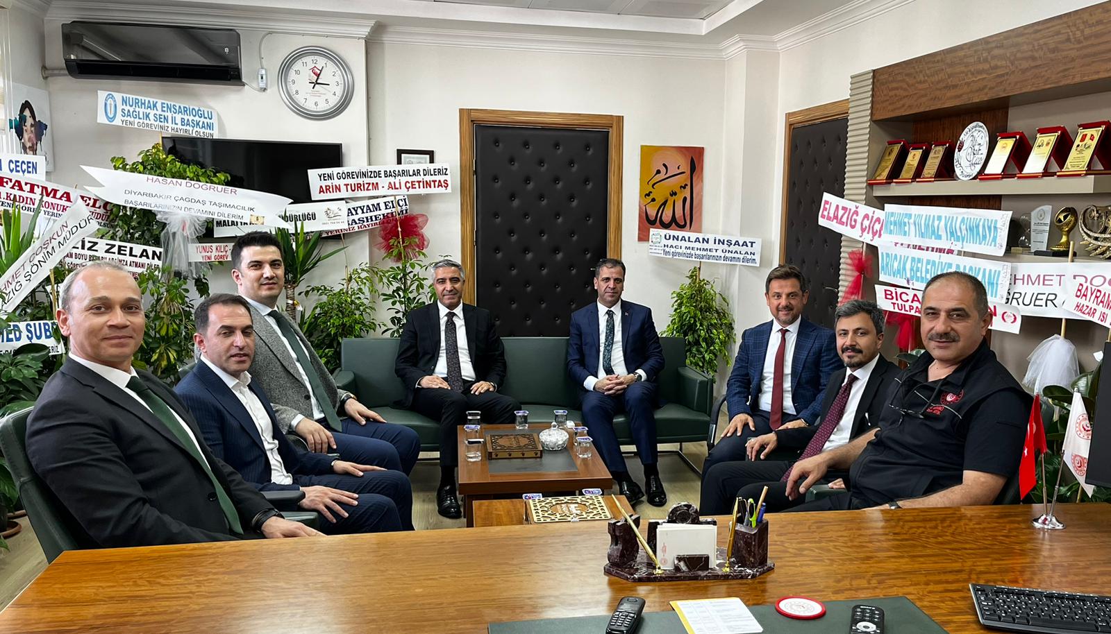 Kurum Müdürlerinden İl Müdürümüze Ziyaret