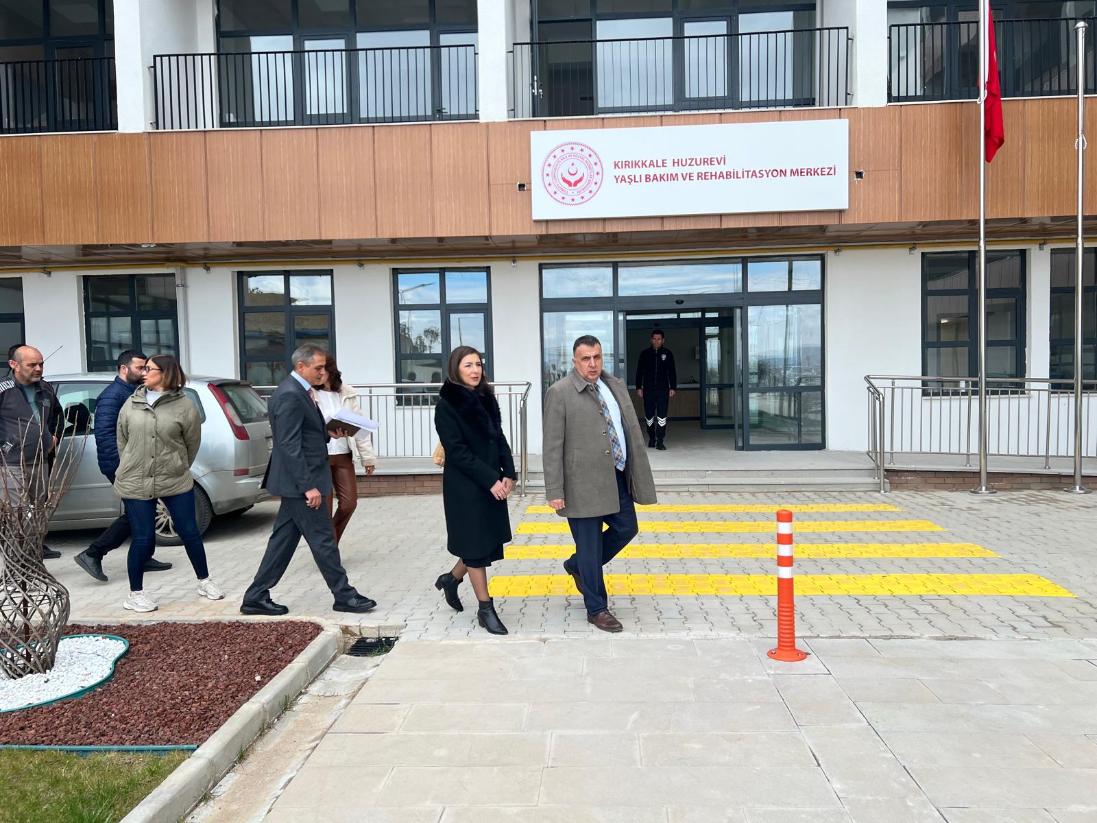 Yapımı tamamlanan huzurevi inşaatı, Vali Yardımcımız Sayın Oktay ERDOĞAN ve İl Müdürümüz Sayın Çiğdem AÇILYILDIZ KAZEL tarafından ziyaret edildi.
