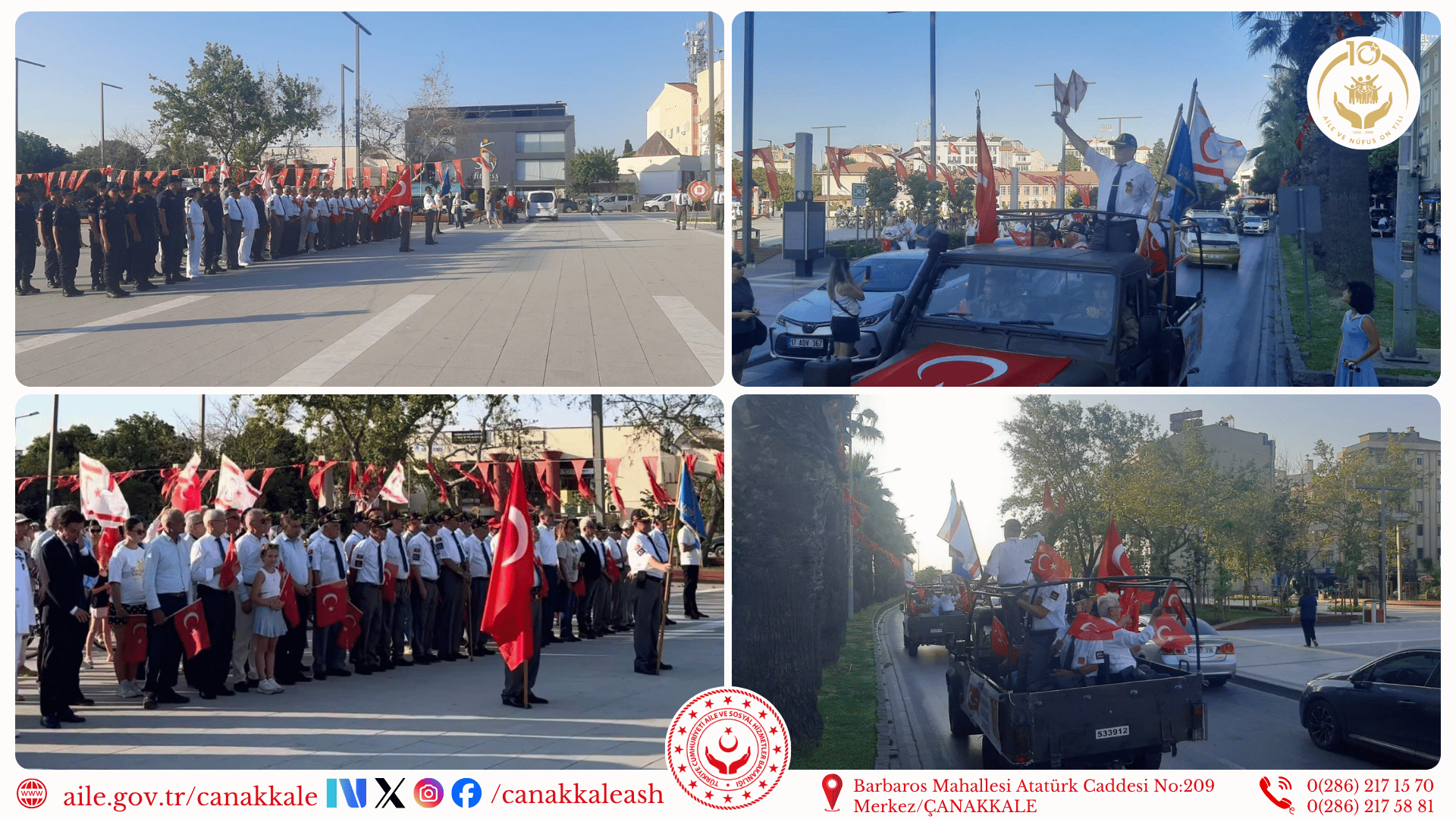 Kıbrıs Barış Harekâtı'nın 52. Yıl Dönümünde Anma Programı Düzenlendi
