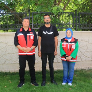 MÜDÜRÜMÜZ SAYIN SERDAR DEMİRCİ, 15 TEMMUZ GAZİMİZ  İLHAMİ UTLU'YU İŞ YERİNDE  ZİYARET ETTİ - fotoğraf 1