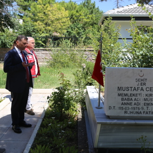 İl Müdürümüz Abdurrahman Bilgiç Şehitliği Ziyaret Etti - fotoğraf 4