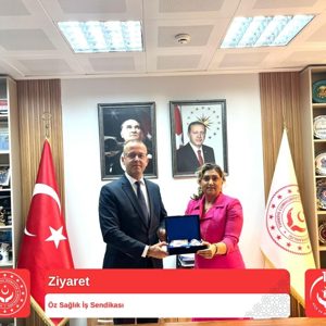 Öz Sağlık-İş Sendikası Heyetinden İl Müdürümüze Ziyaret - fotoğraf 1