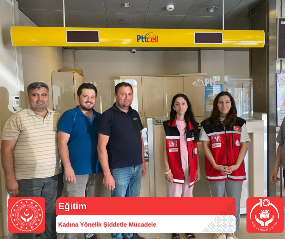 İvrindi PTT Dağıtım Müdürlüğü Personeline Kadına Yönelik Şiddetle Mücadele Eğitimi