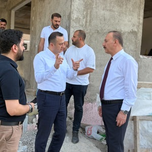Valimiz Sayın Abdullah Erin, İl Müdürümüz Sayın Selim Köse ile birlikte yapımı devam eden Isparta Huzurevi inşaatında incelemelerde bulundu. - fotoğraf 6