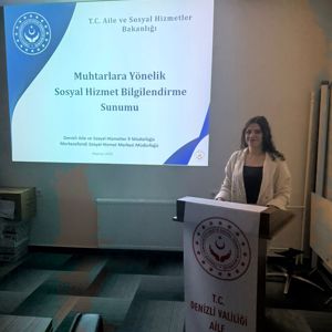 Sarayköy’de Muhtarlara Yönelik Sosyal Risk Haritası ve Kadına Yönelik Şiddetle Mücadele Bilgilendirme Sunumu Gerçekleştirildi - fotoğraf 1