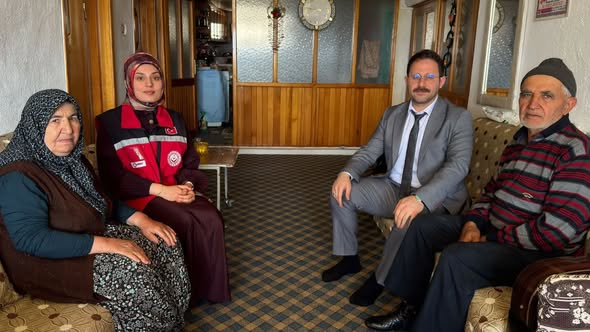 Kıbrıs Gazisi Kadir Bilban ve Eşi ile Şehit Mevlüt Erdoğan’ın Kıymetli Babası Ziyaret Edildi 