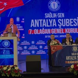 İl Müdürümüz Galip SÖKMEN, Sağlık-Sen Antalya Şubesi 7. Olağan Genel Kuruluna Katıldı - fotoğraf 4
