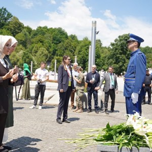 Bakanımız Göktaş, Srebrenitsa Soykırımı'nın 31. yılı törenlerinde Cumhurbaşkanı Erdoğan'ın mesajını okudu - fotoğraf 10
