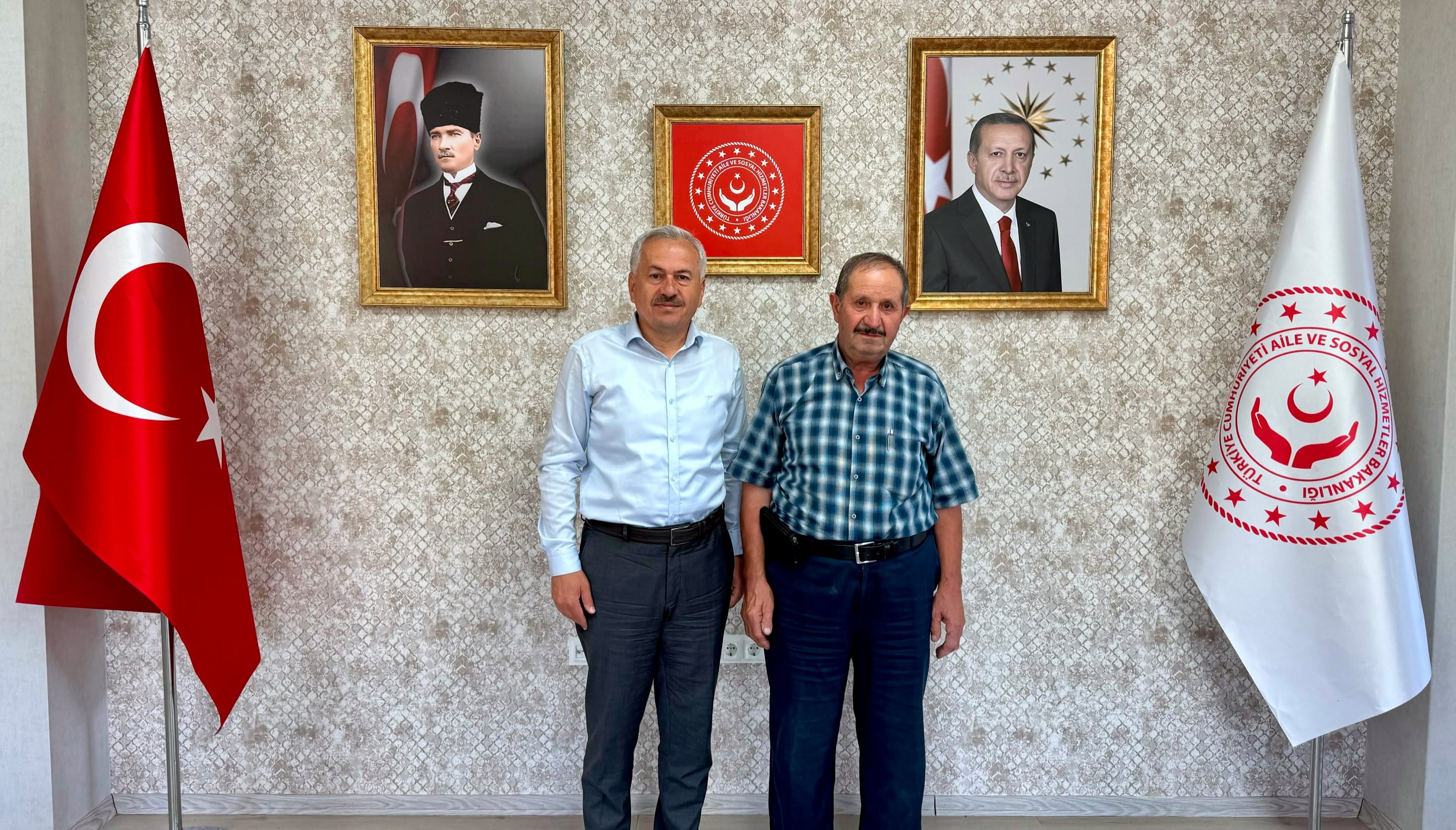 Kıbrıs Gazimiz Mehmet Ali Demirci'den İl Müdürümüze Ziyaret