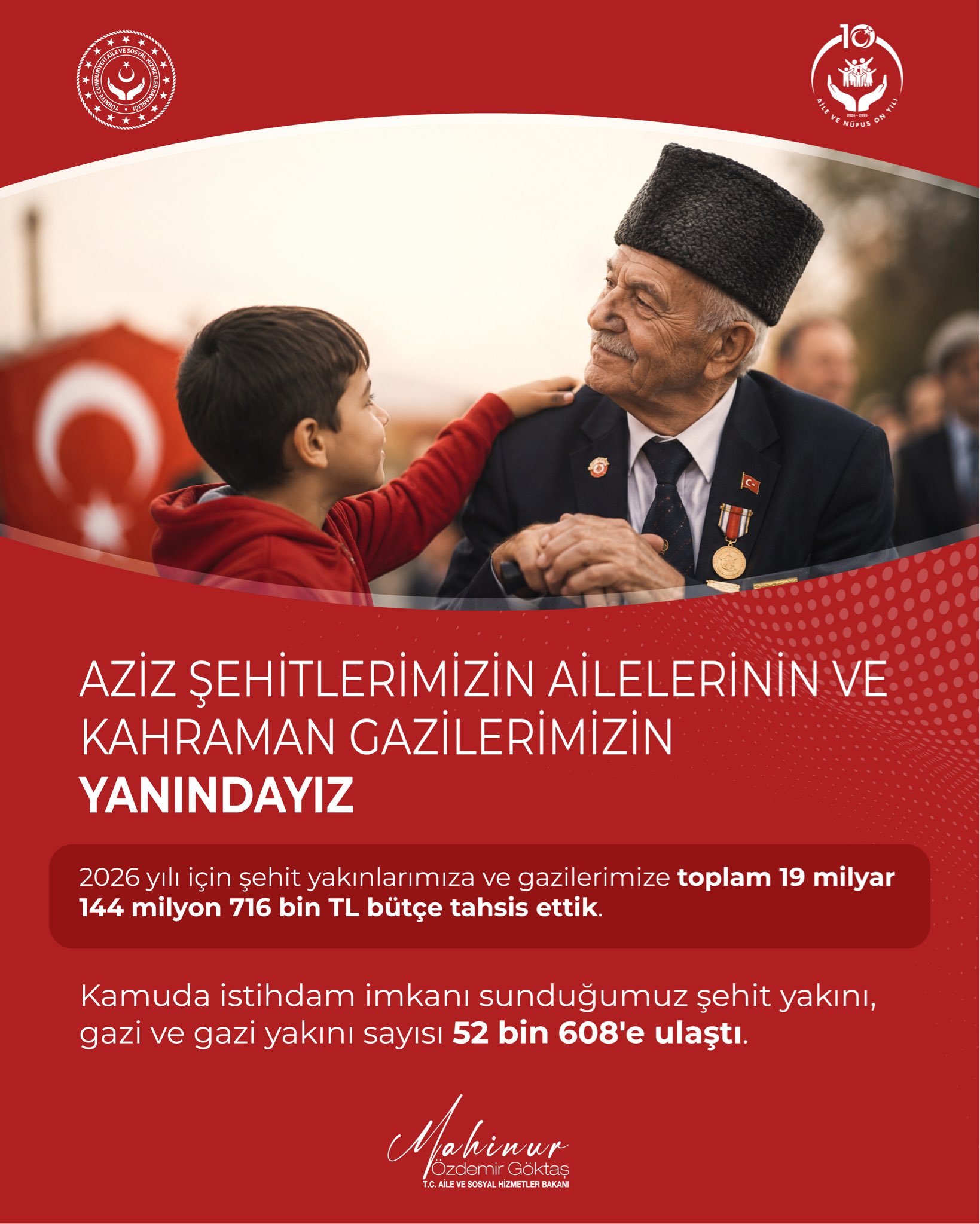 Şehit Yakınlarımız ve Gazilerimizin Yanındayız