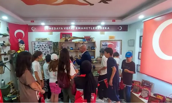 Çocuklarımız “Şühedaya Vefa, Emanetlere Beka” Müzesini Ziyaret Etti