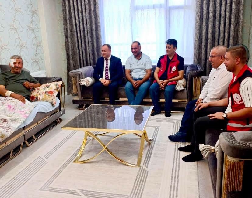 Ömer ÇALIŞKAN’a Geçmiş Olsun Ziyareti