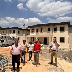 Kolejtepe'de Yapımı Devam Eden Çocuk Kuruluşları İnşaatlarında İncelemelerde Bulunuldu - fotoğraf 3