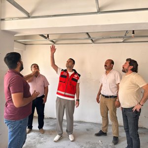 Kolejtepe'de Yapımı Devam Eden Çocuk Kuruluşları İnşaatlarında İncelemelerde Bulunuldu - fotoğraf 1