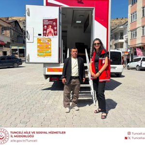 Mobil Sosyal Hizmet Aracımız Çemişgezek’te! - fotoğraf 1