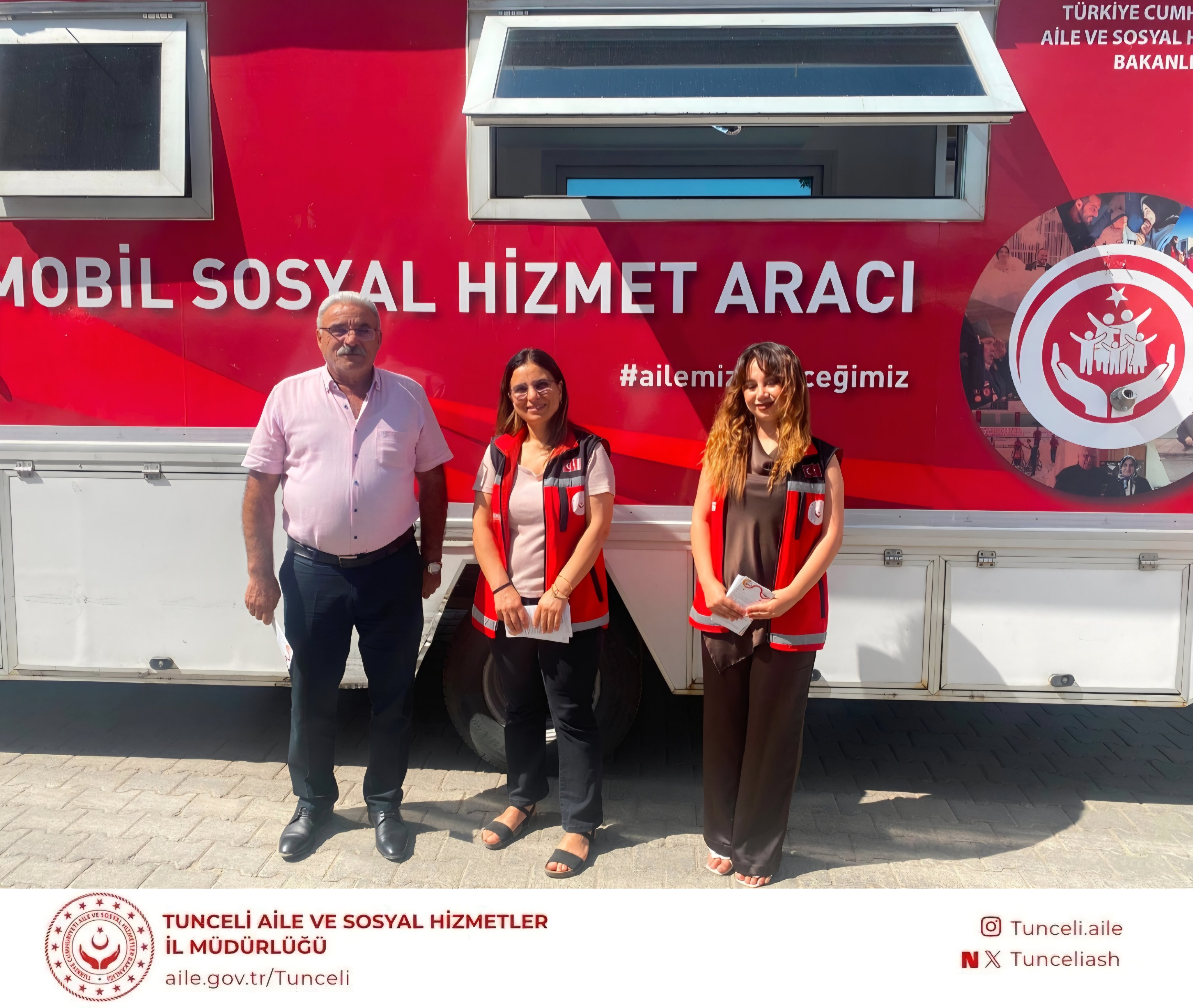 Mobil Sosyal Hizmet Aracımız Ovacık'ta!