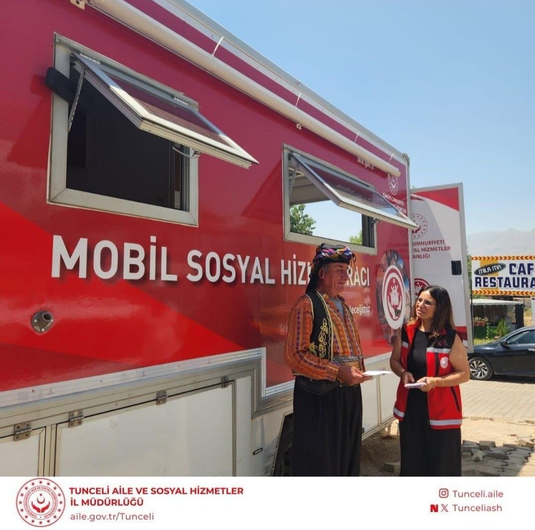 Mobil Sosyal Hizmet Aracımız Ovacık'ta! 